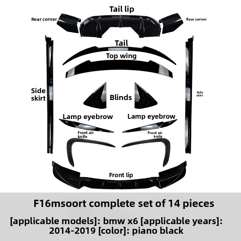 BMW X6 Car Body Kit - Enhance Your Vehicle's Style and Performance